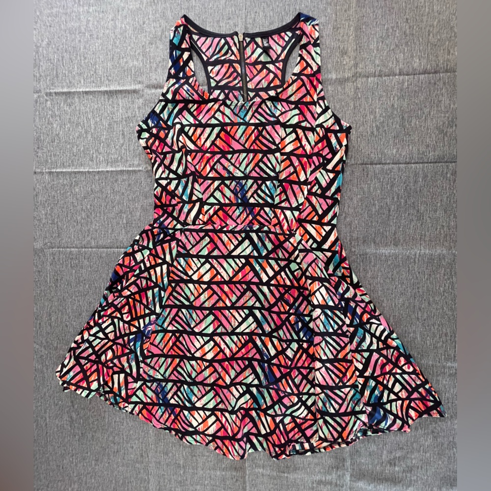 ❗️Last Chance❗️ BEBOP Geometric Skater Dress